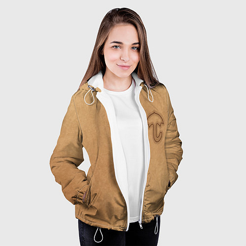 Женская куртка Зонтик Игра в кальмара / 3D-Белый – фото 3