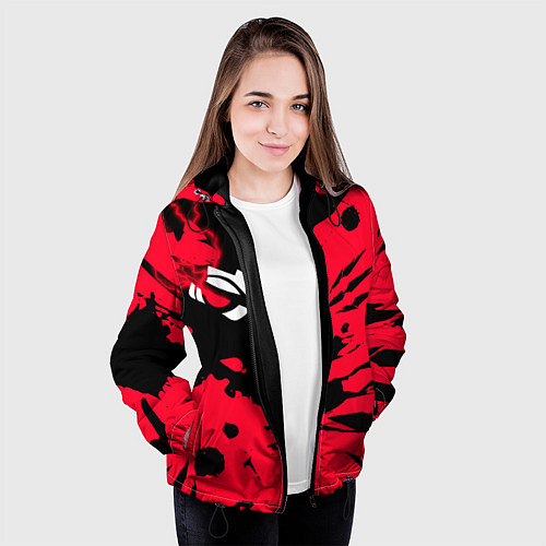 Женская куртка The Witcher тёмный глаз / 3D-Черный – фото 3