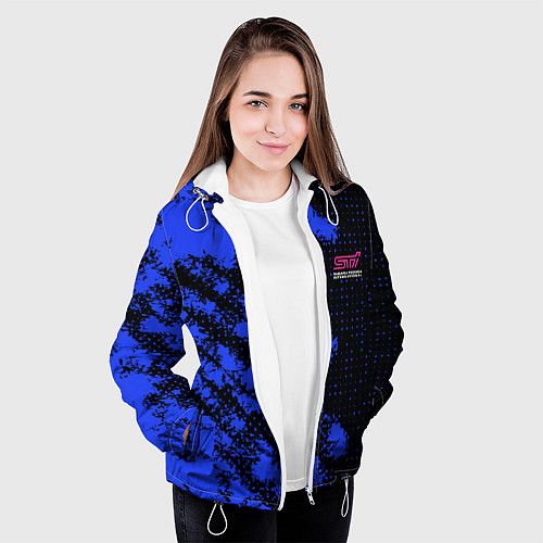 Женская куртка SUBARU STI СУБАРИСТ / 3D-Белый – фото 3