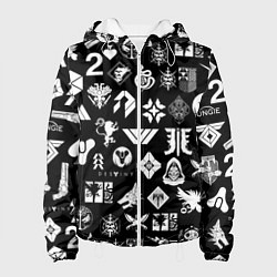 Женская куртка DESTINY 2 PATTERN GAME LOGO ДЕСТИНИ 2 ПАТТЕРН СИМВ