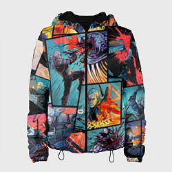 Куртка с капюшоном женская Ведьмак The Witcher комикс, цвет: 3D-черный