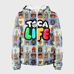 Куртка с капюшоном женская Toca Life, цвет: 3D-белый