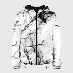 Куртка с капюшоном женская Нейронные связи, цвет: 3D-черный