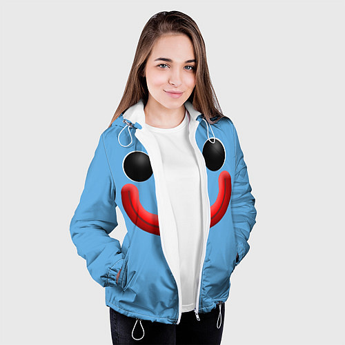 Женская куртка Huggy Waggy smile / 3D-Белый – фото 3