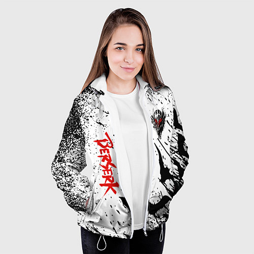 Женская куртка Берсерк: Гранж / 3D-Белый – фото 3
