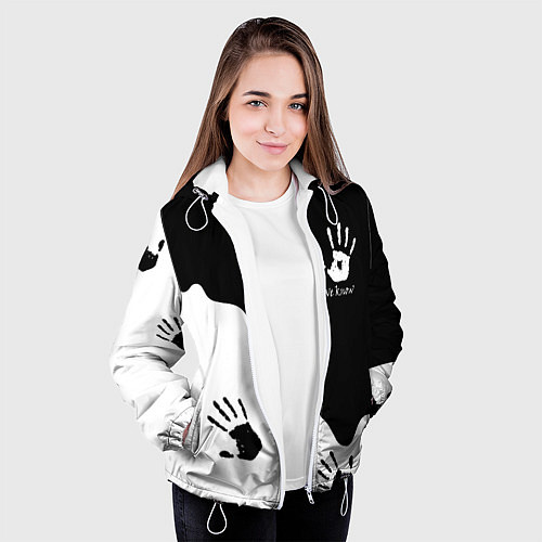 Женская куртка TES WE KNOW МЫ ЗНАЕМ / 3D-Белый – фото 3