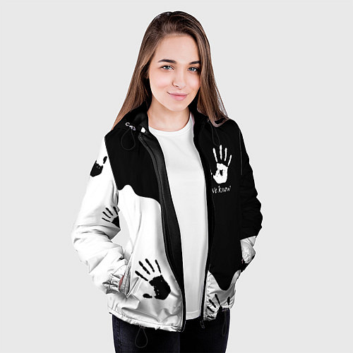 Женская куртка TES WE KNOW МЫ ЗНАЕМ / 3D-Черный – фото 3