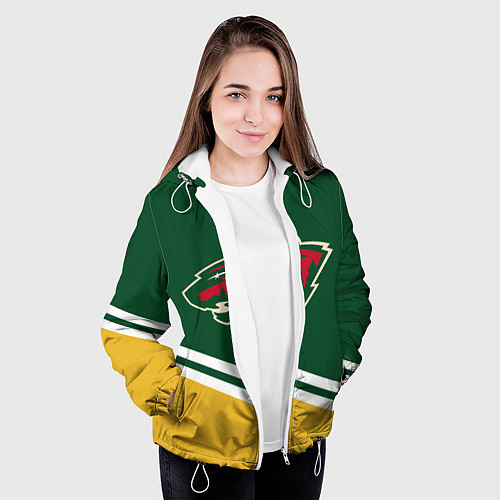 Женская куртка Minnesota Wild NHL / 3D-Белый – фото 3