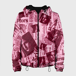 Куртка с капюшоном женская Newspaper fashion, цвет: 3D-черный