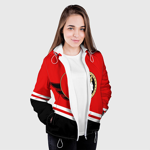 Женская куртка Оттава Сенаторз / 3D-Белый – фото 3