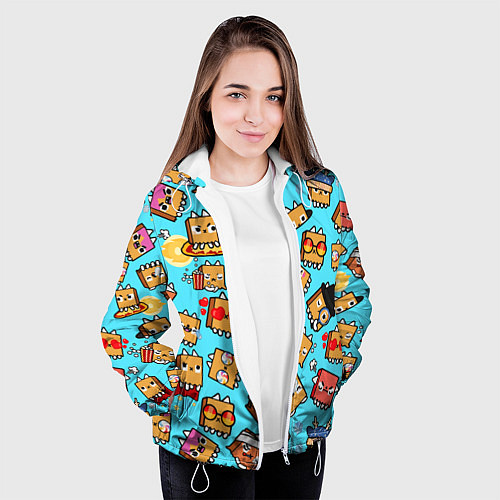 Женская куртка PAPER BAG CAT TOCA BOCA TOCA LIFE WORLD / 3D-Белый – фото 3