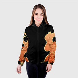 Куртка с капюшоном женская КАДЗУХА ПАТТЕРН, цвет: 3D-черный — фото 2