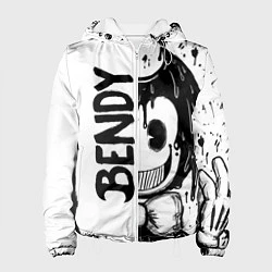 Куртка с капюшоном женская BENDY - БЕНДИ БРЫЗГИ КРАСКИ, цвет: 3D-белый