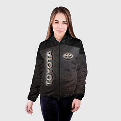 Куртка с капюшоном женская TOYOTA ЖЕЛЕЗО, цвет: 3D-черный — фото 2