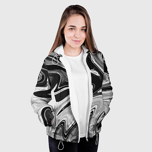 Женская куртка Abstraction vanguard / 3D-Белый – фото 3
