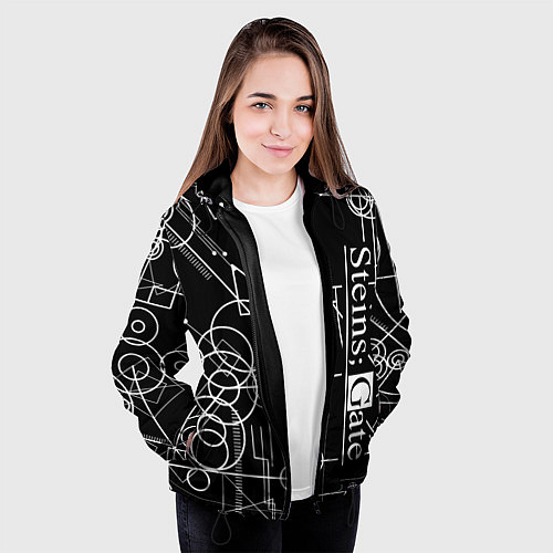 Женская куртка SteinsGate Врата Штейна / 3D-Черный – фото 3