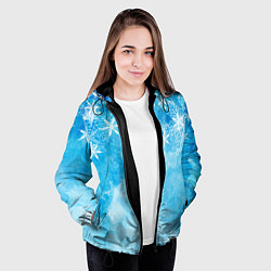 Куртка с капюшоном женская Холодок, цвет: 3D-черный — фото 2