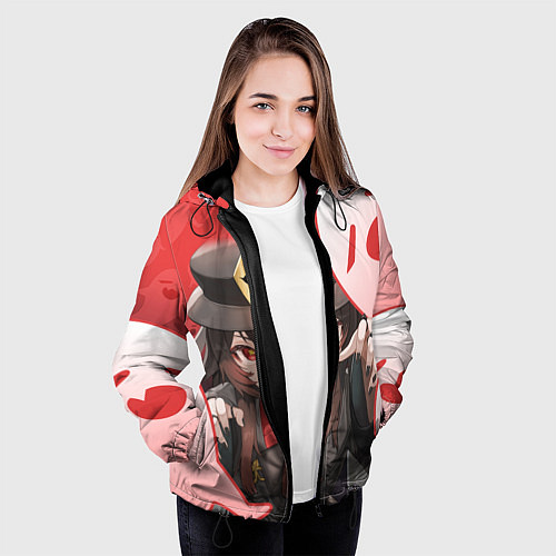 Женская куртка ХУ ТАО С ПРИЗРАКАМИ / 3D-Черный – фото 3