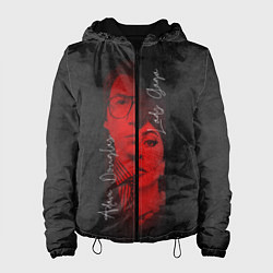 Куртка с капюшоном женская Adam & Gaga, цвет: 3D-черный