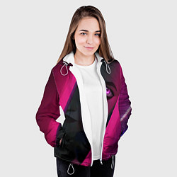 Куртка с капюшоном женская Jinx Arcane League of Legends, цвет: 3D-белый — фото 2