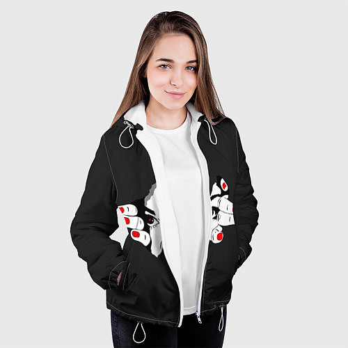 Женская куртка Выбираемся наружу / 3D-Белый – фото 3