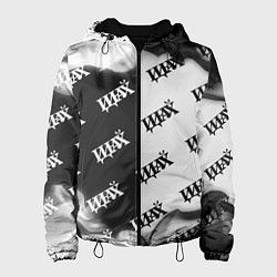 Куртка с капюшоном женская ДРЕВНИЙ УКАЗАТЕЛЬ Черно-белый, цвет: 3D-черный