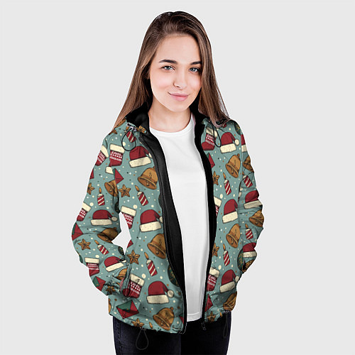 Женская куртка Винтaжный 2022 / 3D-Черный – фото 3