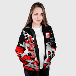 Куртка с капюшоном женская SEAT СЕАТ, цвет: 3D-черный — фото 2