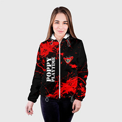 Куртка с капюшоном женская POPPY PLAYTIME ИГРА ПОППИ ПЛЕЙТАЙМ ХАГГИ ВАГГИ, цвет: 3D-белый — фото 2