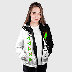 Куртка с капюшоном женская The Witcher ведьмак, цвет: 3D-черный — фото 2