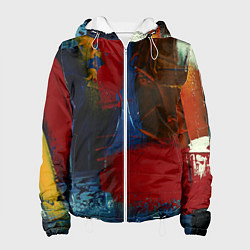 Куртка с капюшоном женская СТАРАЯ КРАСКА, цвет: 3D-белый