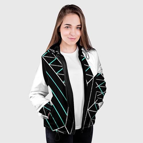 Женская куртка Ретиарий / 3D-Черный – фото 3