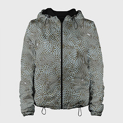 Куртка с капюшоном женская Коллекция Journey Лабиринт 575-1, цвет: 3D-черный