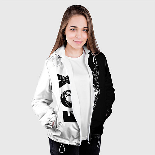 Женская куртка FOX Лис / 3D-Белый – фото 3