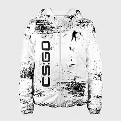 Куртка с капюшоном женская Кс го : cs go, цвет: 3D-белый