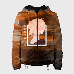 Куртка с капюшоном женская Альбедо Albedo, Genshin Impact Геншин импакт, цвет: 3D-черный