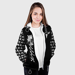 Куртка с капюшоном женская TOKYO REVENGERS WALHALLA TEAM WHITE, цвет: 3D-белый — фото 2