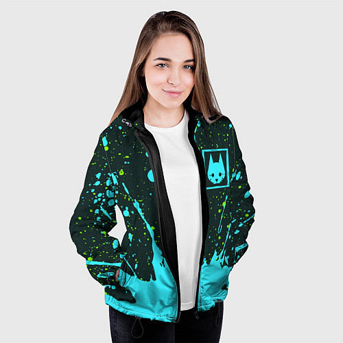 Женская куртка Stray: Paints / 3D-Черный – фото 3