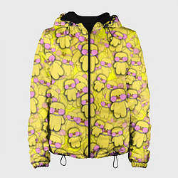 Куртка с капюшоном женская УТЯ ГИАЛУРОНОВАЯ УТОЧКА ЛАЛАФАНФАН, цвет: 3D-черный