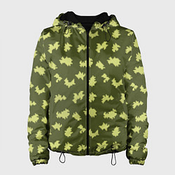 Куртка с капюшоном женская Пограничник камуфляж, цвет: 3D-черный