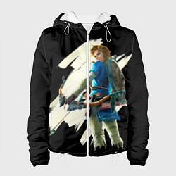 Куртка с капюшоном женская Линк с луком, цвет: 3D-белый