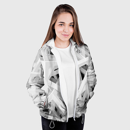 Женская куртка БЕЛЫЙ АРХИТЕКТОР / 3D-Белый – фото 3