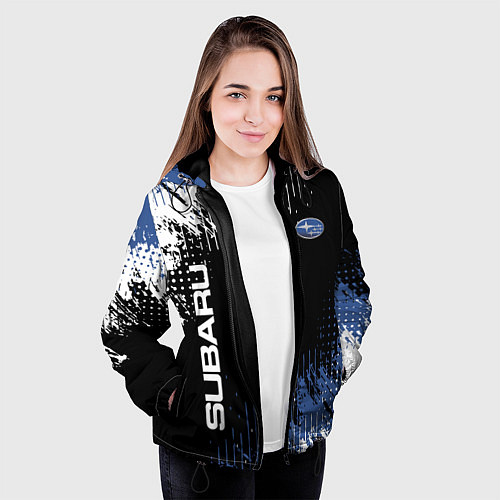 Женская куртка Subaru Sport Auto / 3D-Черный – фото 3