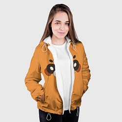 Куртка с капюшоном женская Genshin Impact - Гоба, цвет: 3D-белый — фото 2