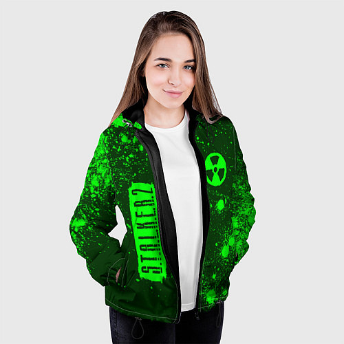 Женская куртка С Т А Л К Е Р 2 Краски / 3D-Черный – фото 3