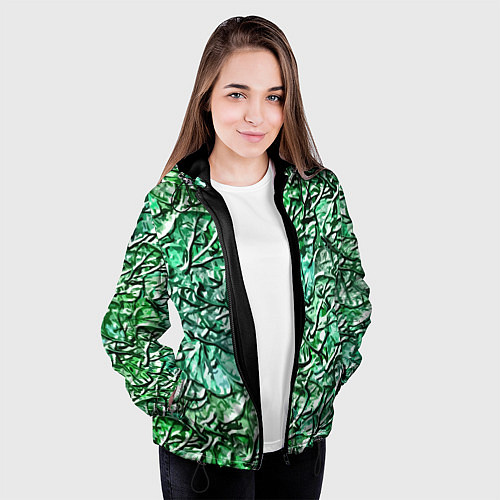 Женская куртка Fashion pattern 2025 / 3D-Черный – фото 3