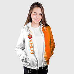 Куртка с капюшоном женская Roma Рома, цвет: 3D-белый — фото 2