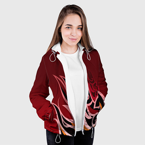 Женская куртка ТОМА GENSHIN IMPACT / 3D-Белый – фото 3