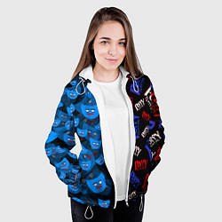 Куртка с капюшоном женская Poppy Half Patter, цвет: 3D-белый — фото 2