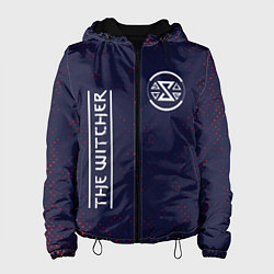 Куртка с капюшоном женская ВЕДЬМАК Гранж, цвет: 3D-черный